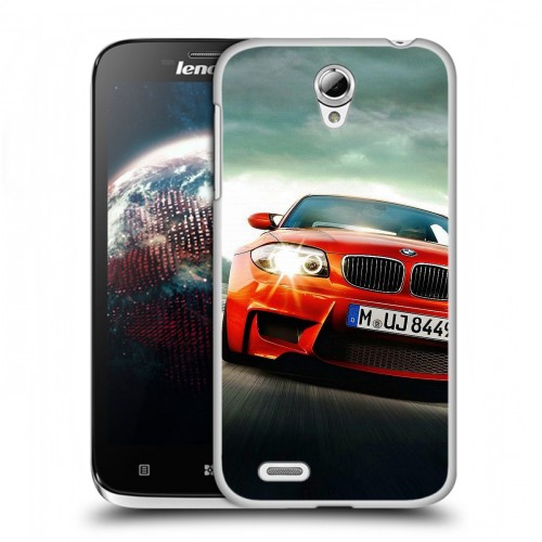 Дизайнерский пластиковый чехол для Lenovo A859 Ideaphone BMW