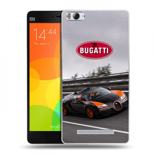 Дизайнерский пластиковый чехол для Xiaomi Mi4i Bugatti