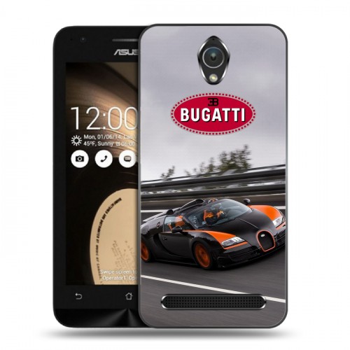 Дизайнерский пластиковый чехол для ASUS Zenfone Go Bugatti