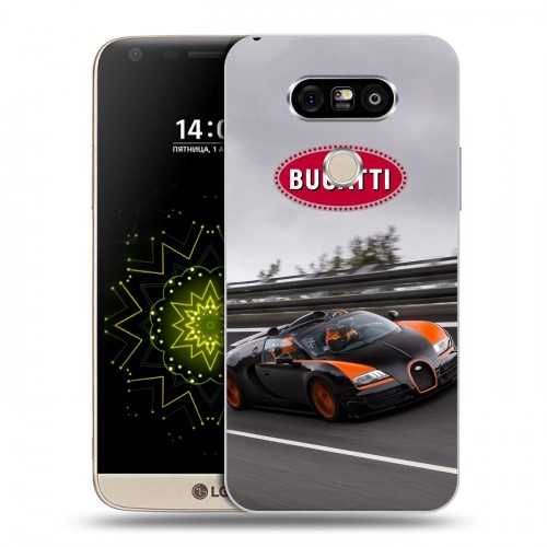 Дизайнерский пластиковый чехол для LG G5 Bugatti