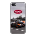 Дизайнерский силиконовый чехол для Iphone 7 Bugatti