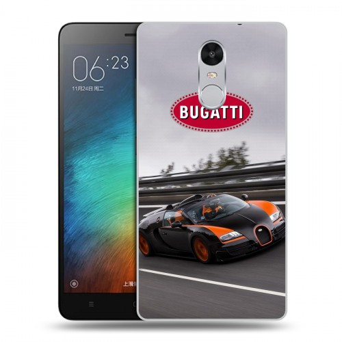 Дизайнерский силиконовый чехол для Xiaomi RedMi Pro Bugatti