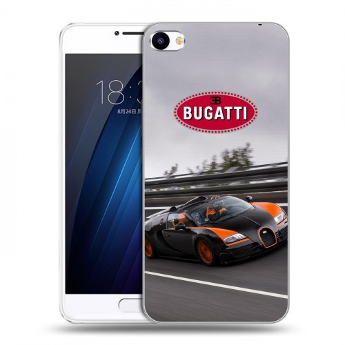 Дизайнерский пластиковый чехол для Meizu U20 Bugatti