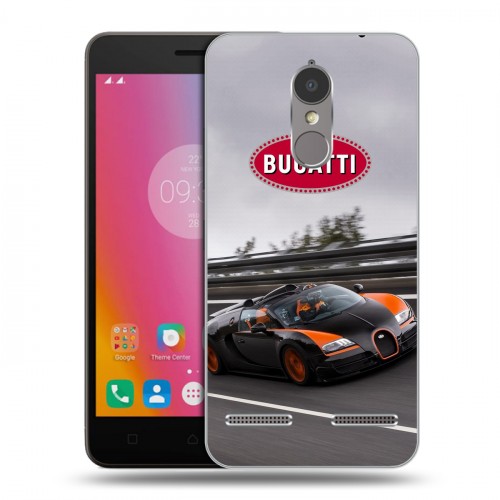 Дизайнерский силиконовый чехол для Lenovo K6 Bugatti