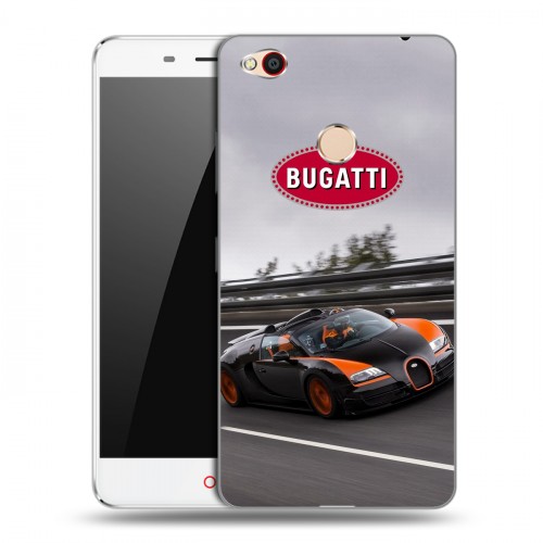 Дизайнерский пластиковый чехол для ZTE Nubia N1 Bugatti