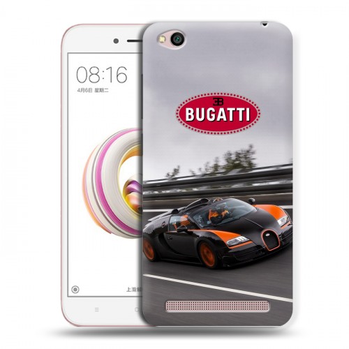 Дизайнерский пластиковый чехол для Xiaomi RedMi 5A Bugatti