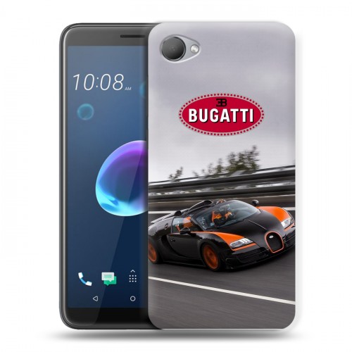 Дизайнерский пластиковый чехол для HTC Desire 12 Bugatti