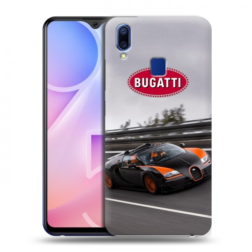 Дизайнерский пластиковый чехол для Vivo Y95 Bugatti