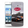 Дизайнерский пластиковый чехол для Huawei Ascend D2 Bugatti