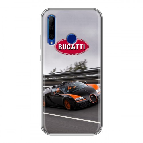 Дизайнерский силиконовый чехол для Huawei Honor 10i Bugatti
