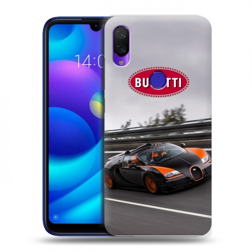 Дизайнерский пластиковый чехол для Xiaomi Mi Play Bugatti