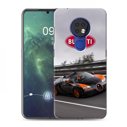 Дизайнерский силиконовый чехол для Nokia 6.2 Bugatti