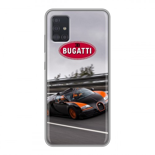 Дизайнерский силиконовый чехол для Samsung Galaxy A51 Bugatti