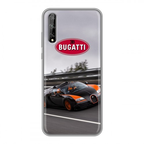 Дизайнерский силиконовый чехол для Huawei Y8p Bugatti