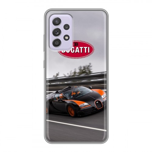 Дизайнерский силиконовый чехол для Samsung Galaxy A52 Bugatti