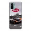 Дизайнерский силиконовый чехол для Xiaomi RedMi Note 10 Bugatti