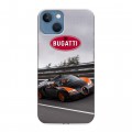 Дизайнерский силиконовый чехол для Iphone 13 Bugatti