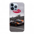 Дизайнерский силиконовый чехол для Iphone 13 Pro Bugatti