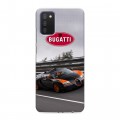 Дизайнерский силиконовый с усиленными углами чехол для Samsung Galaxy A03s Bugatti