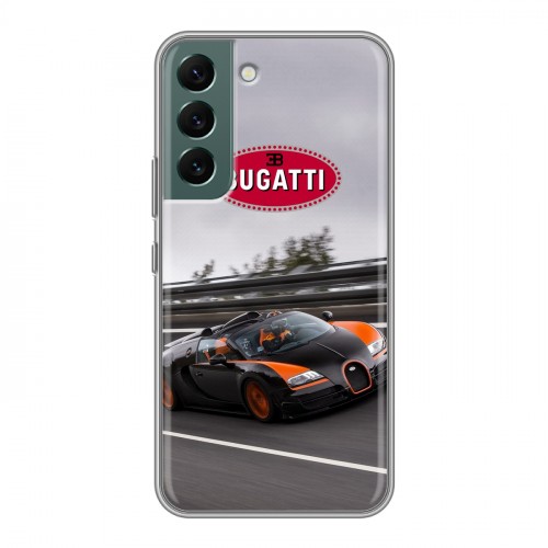 Дизайнерский силиконовый чехол для Samsung Galaxy S22 Bugatti