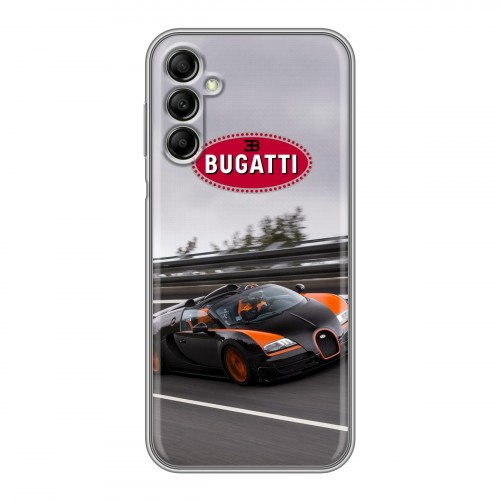 Дизайнерский силиконовый чехол для Samsung Galaxy A14 Bugatti