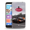 Дизайнерский пластиковый чехол для Nokia Lumia 1320 Bugatti