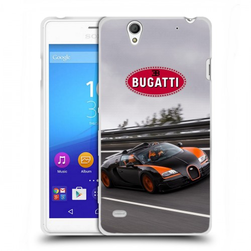 Дизайнерский пластиковый чехол для Sony Xperia C4 Bugatti