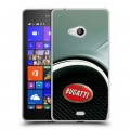 Дизайнерский пластиковый чехол для Microsoft Lumia 540 Bugatti