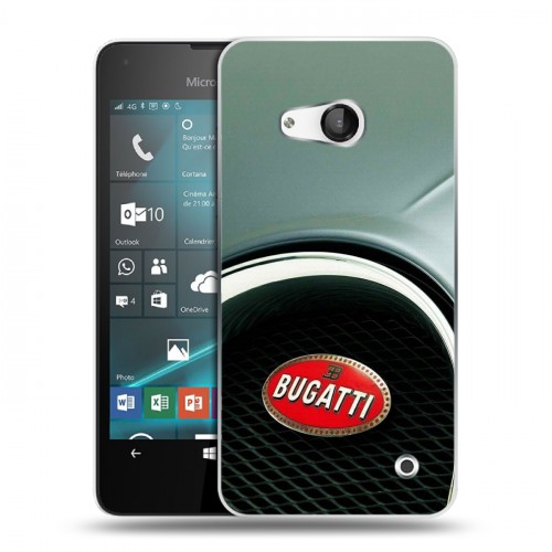 Дизайнерский пластиковый чехол для Microsoft Lumia 550 Bugatti