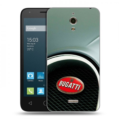 Дизайнерский силиконовый чехол для Alcatel One Touch Pixi 4 (6) Bugatti