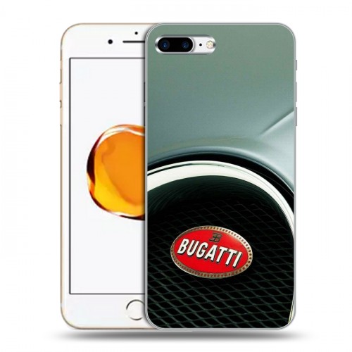 Дизайнерский силиконовый чехол для Iphone 7 Plus / 8 Plus Bugatti