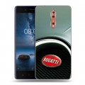 Дизайнерский пластиковый чехол для Nokia 8 Bugatti