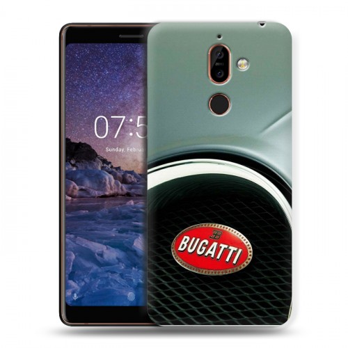 Дизайнерский пластиковый чехол для Nokia 7 Plus Bugatti