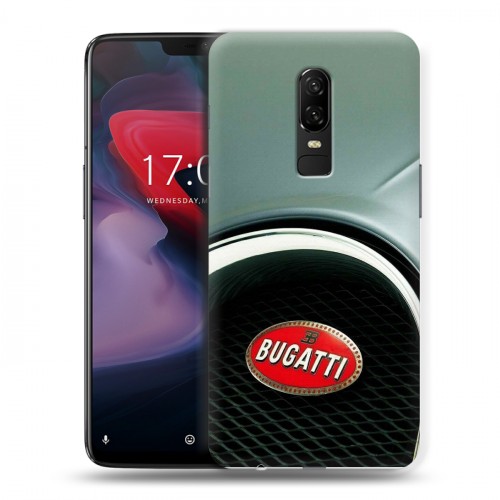 Дизайнерский пластиковый чехол для OnePlus 6 Bugatti