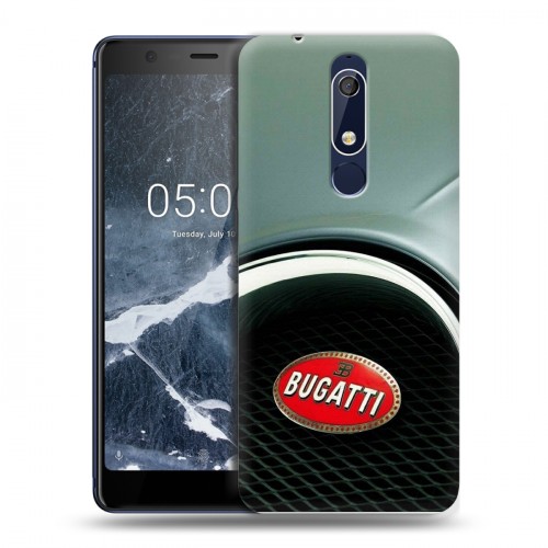 Дизайнерский пластиковый чехол для Nokia 5.1 Bugatti