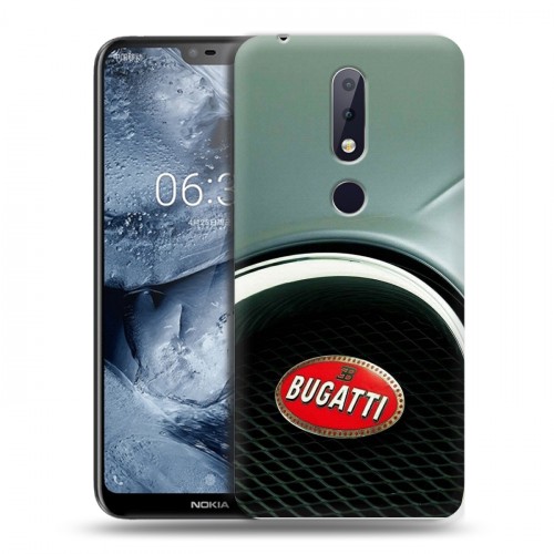 Дизайнерский силиконовый чехол для Nokia 6.1 Plus Bugatti