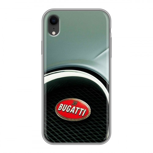 Дизайнерский силиконовый чехол для Iphone Xr Bugatti