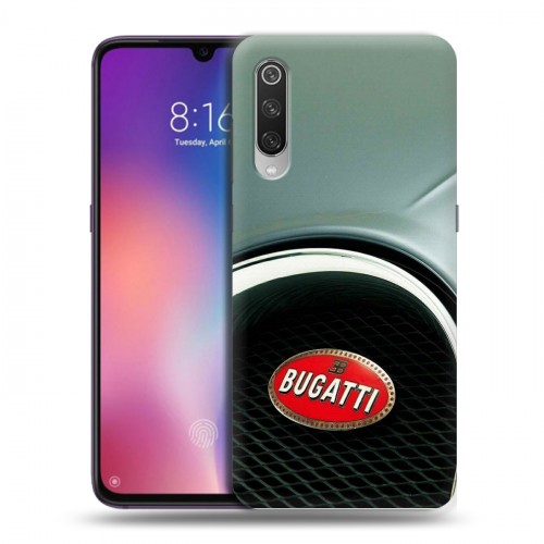 Дизайнерский силиконовый с усиленными углами чехол для Xiaomi Mi9 Bugatti