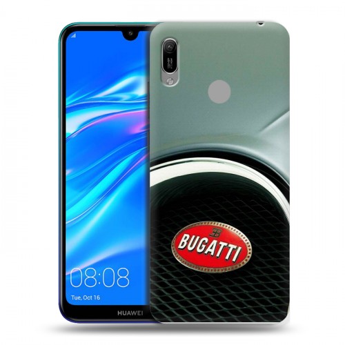 Дизайнерский пластиковый чехол для Huawei Y6 (2019) Bugatti