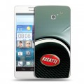 Дизайнерский пластиковый чехол для Huawei Ascend D2 Bugatti