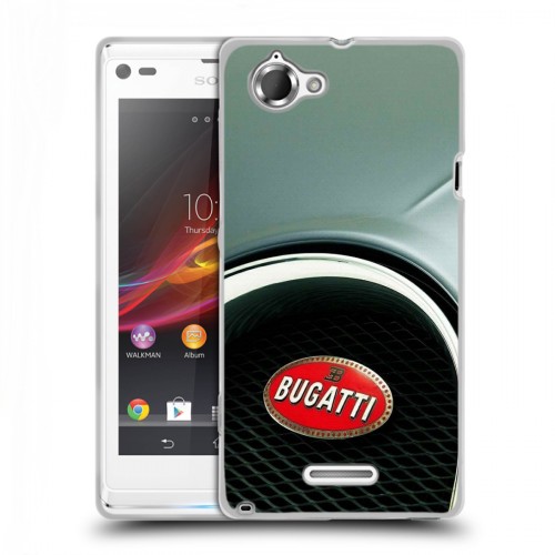 Дизайнерский пластиковый чехол для Sony Xperia L Bugatti