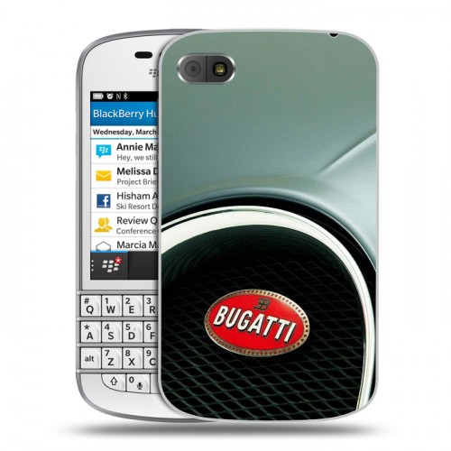 Дизайнерский пластиковый чехол для BlackBerry Q10 Bugatti