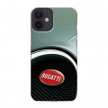 Дизайнерский пластиковый чехол для Iphone 12 Mini Bugatti