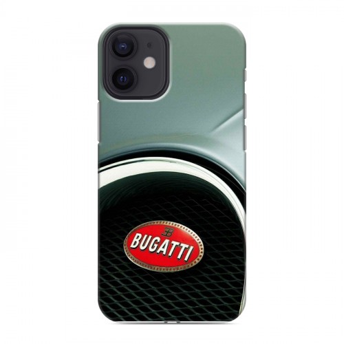 Дизайнерский пластиковый чехол для Iphone 12 Mini Bugatti