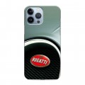 Дизайнерский силиконовый чехол для Iphone 13 Pro Max Bugatti