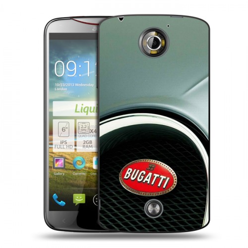 Дизайнерский пластиковый чехол для Acer Liquid S2 Bugatti