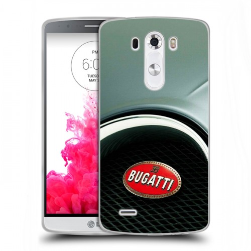 Дизайнерский пластиковый чехол для LG G3 (Dual-LTE) Bugatti