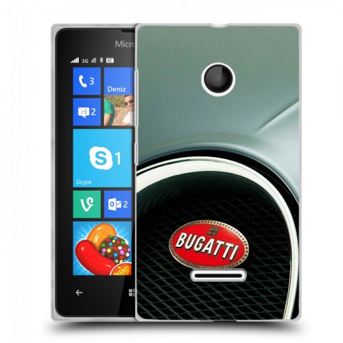 Дизайнерский пластиковый чехол для Microsoft Lumia 435 Bugatti