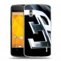 Дизайнерский пластиковый чехол для LG Google Nexus 4 Bugatti