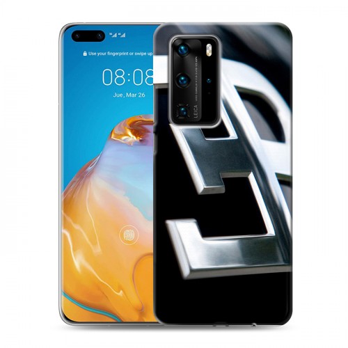 Дизайнерский пластиковый чехол для Huawei P40 Pro Bugatti